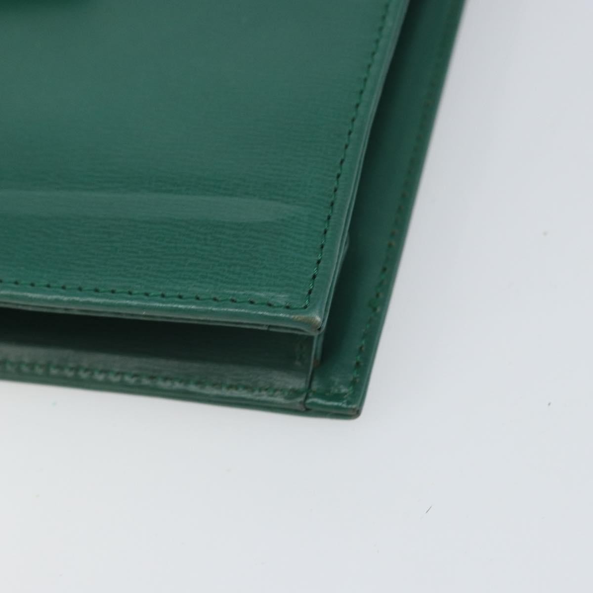 Christian Dior Vintage Shoulder Bag Leather, GREEN, LEATHER, Shoulder bag