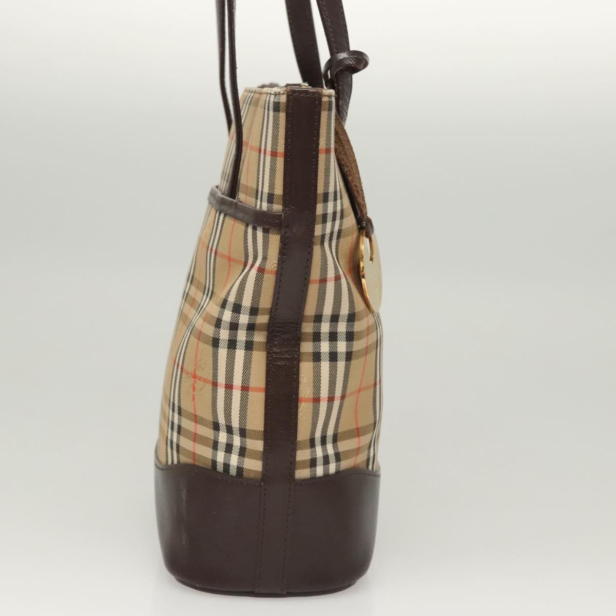 Burberry Nova Check Tote canvas check pattern, BEIGE, CANVAS, Tote bag
