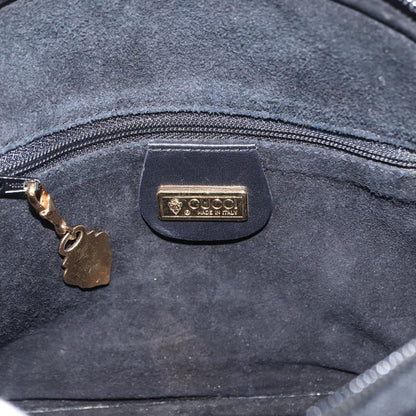 Gucci Vintage Shoulder Bag Leather, BLACK, LEATHER, Shoulder bag