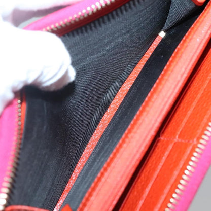 Gucci Bamboo Tassel Zip Wallet Leather, PINK, LEATHER, Wallets