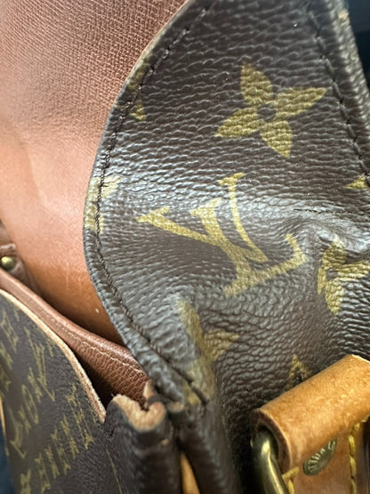Louis Vuitton Cartouchiere Handbag Monogram Canvas, BROWN, CANVAS, Shoulder bag