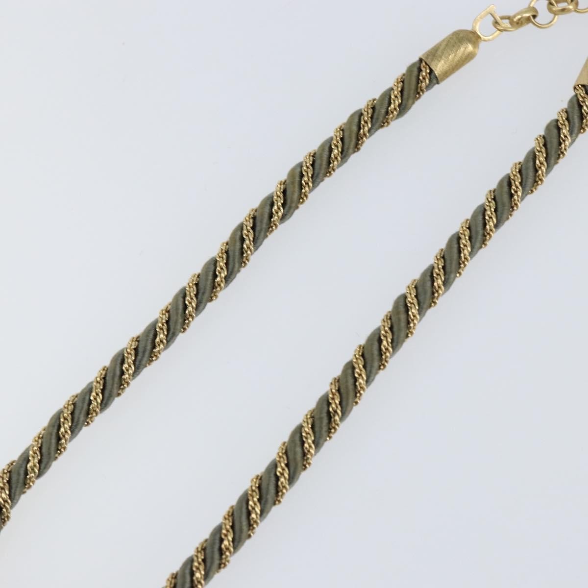 Christian Dior CD Logo necklace Metal, GRAY, METAL, Necklace