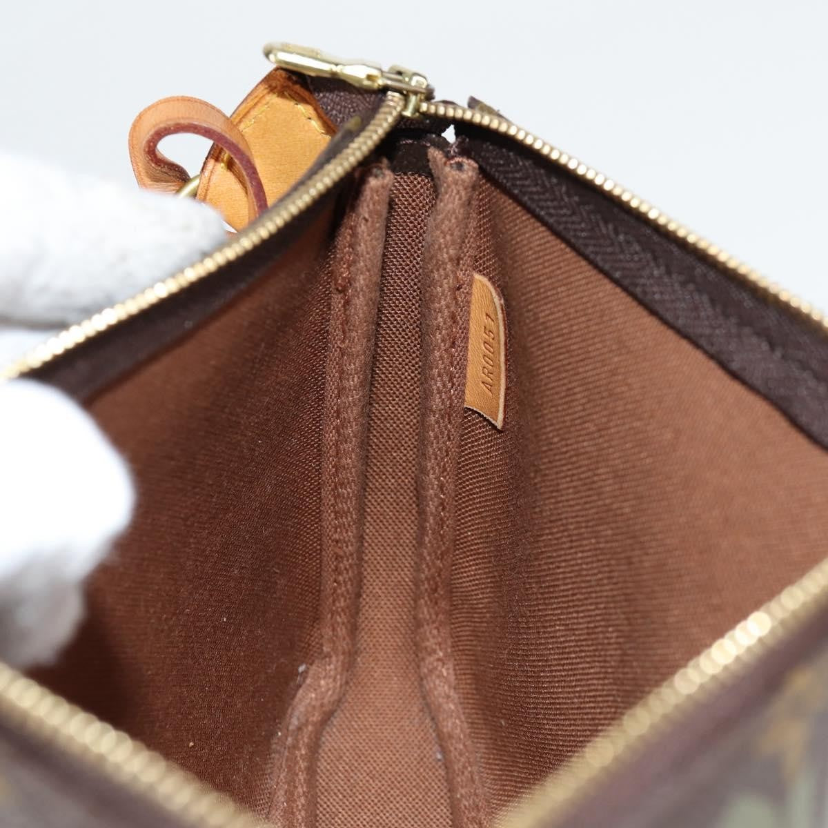 Louis Vuitton Pochette Accessoires NM Monogram Canvas, BROWN, CANVAS, Clutche & pouche