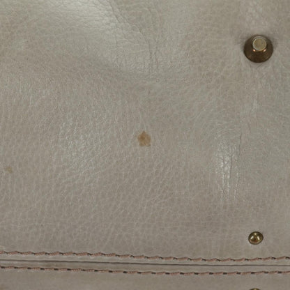 Chloe Paddington Lock Handbag Leather, Beige, Leather, Handbag