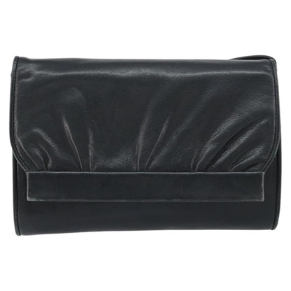 Gucci Vintage Shoulder Bag Leather, BLACK, LEATHER, Shoulder bag