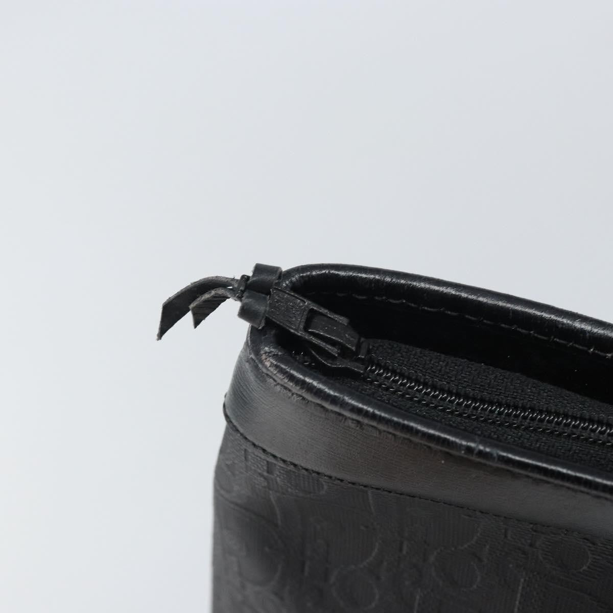 Christian Dior Trotter pouch Canvas, Black, Canvas, Clutch