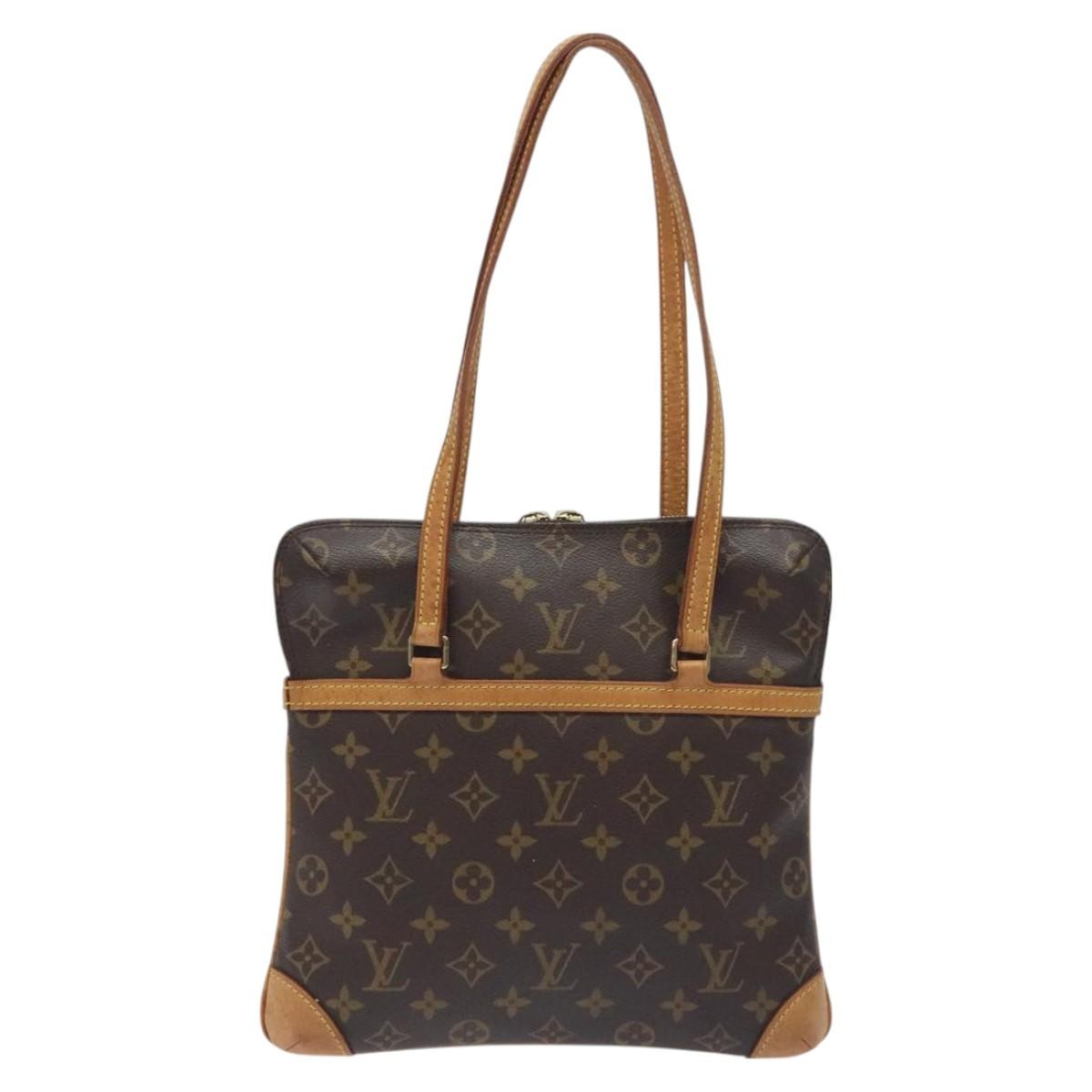 Louis Vuitton Coussin Bag Monogram Embossed Lambskin, BROWN, CANVAS, Handbag