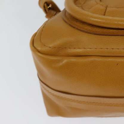 Chloe Paraty Top Handle Bag Leather, GOLD, LEATHER, Handbag