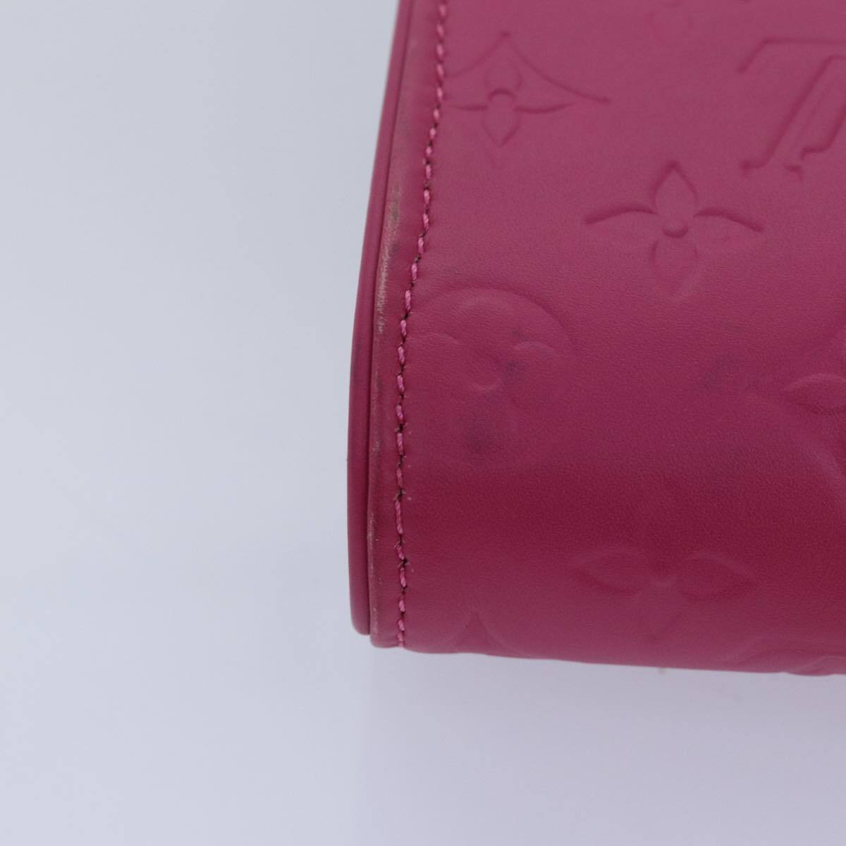 Louis Vuitton Courtney Clutch Embossed Leather, PINK, LEATHER, Clutche & pouche