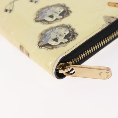 Louis Vuitton Nicolas Ghesquière Zippy Wallet Patent Monogram, White, Patent Leather, Wallet