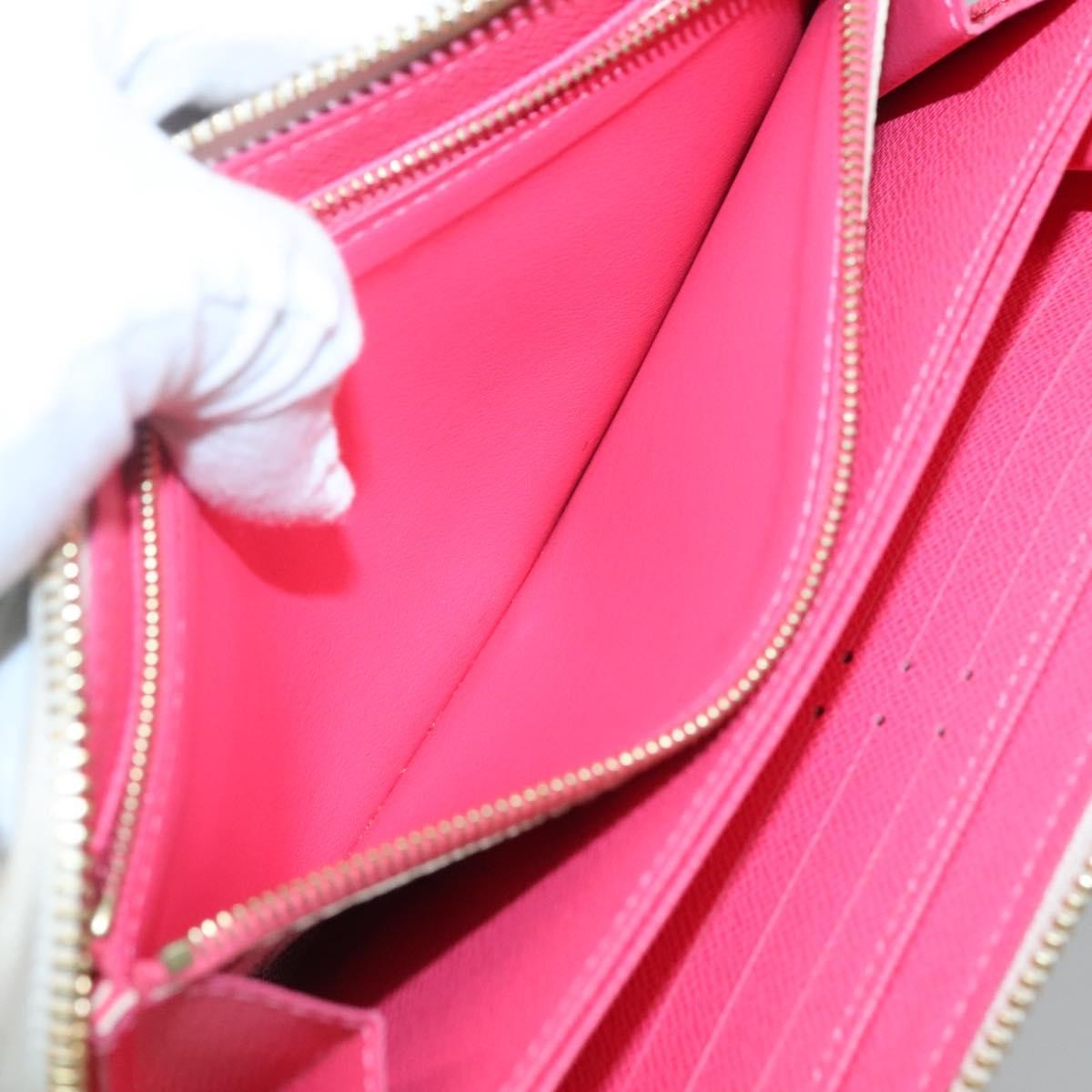 Louis Vuitton Porte-Monnaie Zippy Wallet Damier Azur Vivienne, WHITE, CANVAS, Wallets