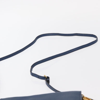 Miu Miu Shoulder Bag Leather, BLUE, LEATHER, Shoulder bag
