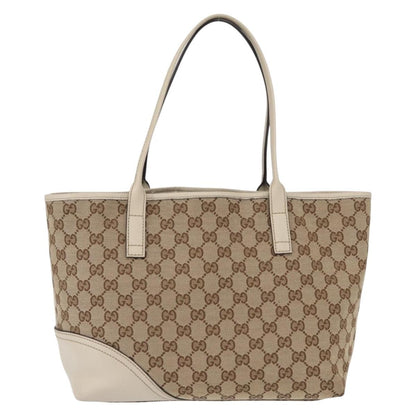 Gucci New Britt Tote GG Canvas, BEIGE, CANVAS, Tote bag
