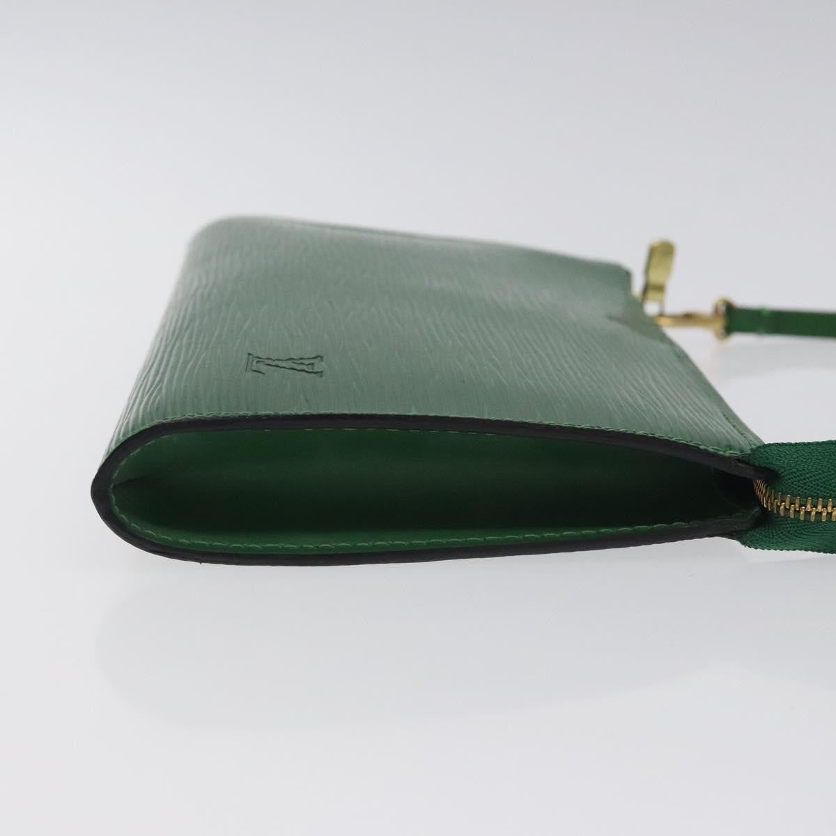 Louis Vuitton Petite Noe Handbag Monogram Canvas, GREEN, LEATHER, Clutche & pouche