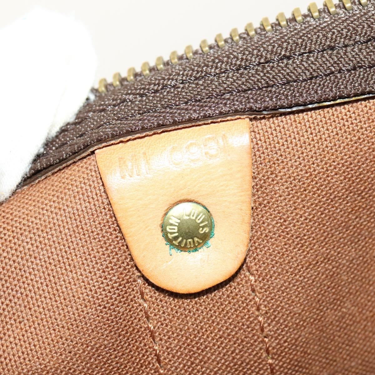 Louis Vuitton Keepall Bag Monogram Canvas, BROWN, CANVAS, Travel bag
