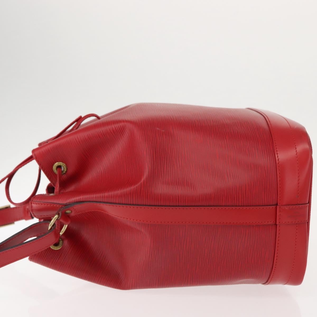 Louis Vuitton Noe Handbag Epi Leather, RED, LEATHER, Shoulder bag