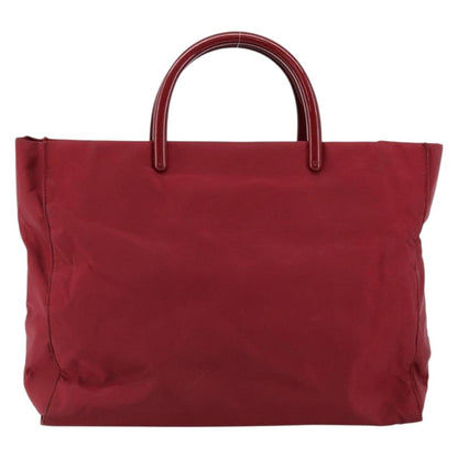 Prada Vintage Tote Tessuto, RED, NYLON, Tote bag