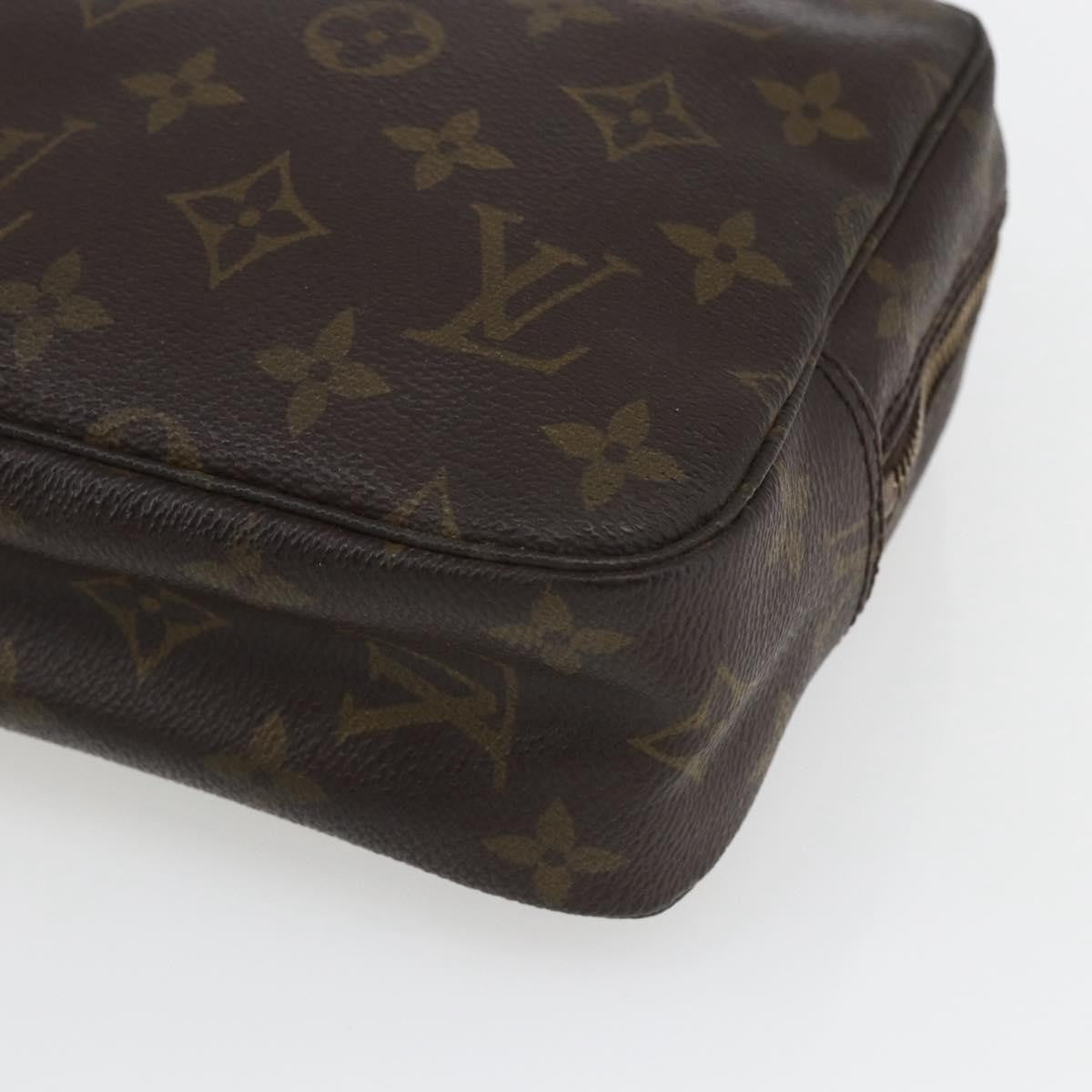 Louis Vuitton Trousse Toilette Monogram Canvas, BROWN, CANVAS, Clutche & pouche