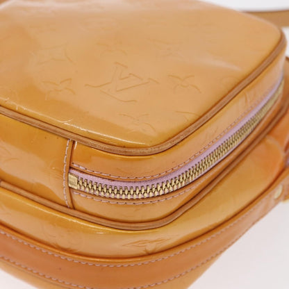 Louis Vuitton Wooster Handbag Monogram Vernis, YELLOW, PATENT_LEATHER, Clutche & pouche