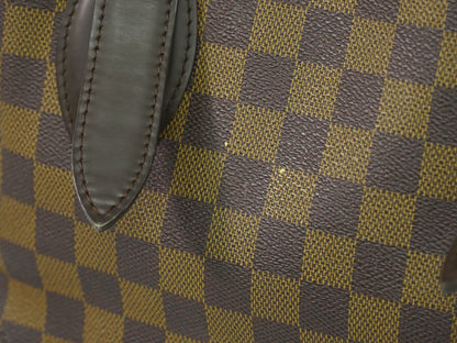 Louis Vuitton Hampstead Handbag Damier, Brown, Canvas, Shoulder Bag
