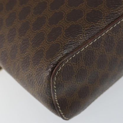 Celine Macadam Vanity Bag Canvas, BROWN, CANVAS, Clutche & pouche