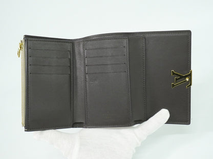 Louis Vuitton Capucines Compact wallet Leather, BEIGE, LEATHER, Wallets