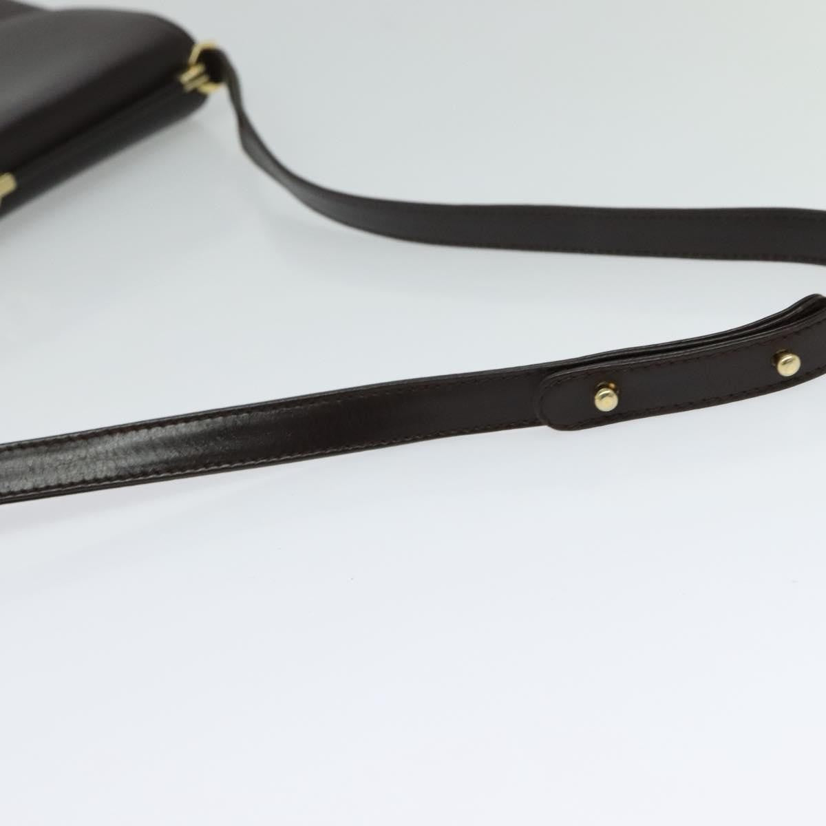 Bally Vintage Shoulder Bag Leather, BROWN, LEATHER, Shoulder bag