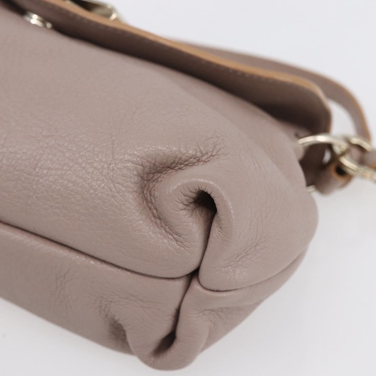 Chloe Lily Shoulder bag Leather, PINK, LEATHER, Shoulder bag