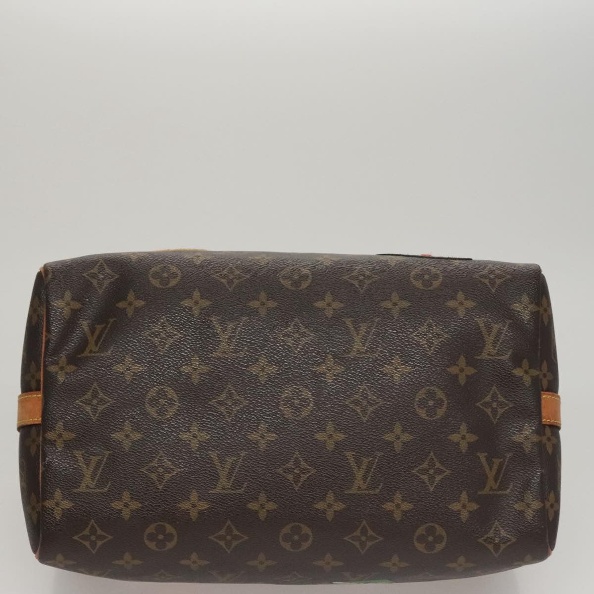 Louis Vuitton Speedy Bandouliere Bag Limited Edition Patches Monogram Canvas, BROWN, CANVAS, Handbag