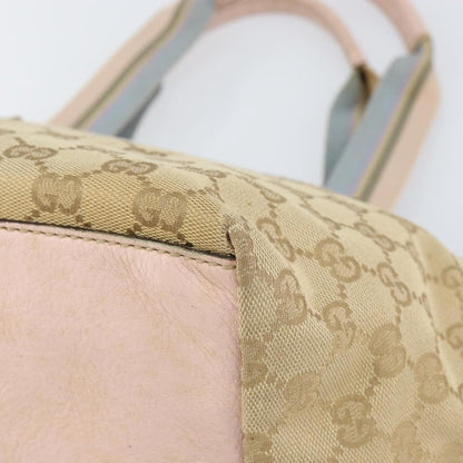 Gucci Web Zip Tote GG Canvas, BEIGE, CANVAS, Tote bag
