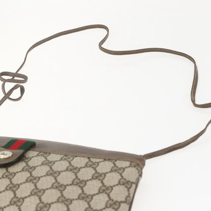 Gucci Vintage Web Crossbody Bag GG Coated Canvas, BEIGE, CANVAS, Shoulder bag