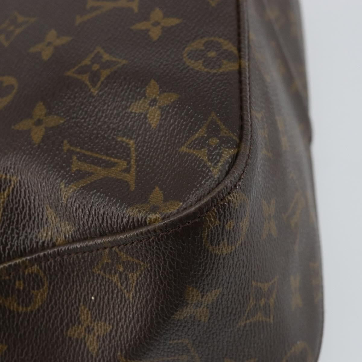 Louis Vuitton Looping Handbag Monogram Canvas, BROWN, CANVAS, Handbag