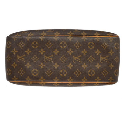 Louis Vuitton Deauville Handbag Monogram Canvas, BROWN, CANVAS, Handbag