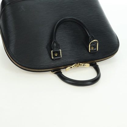 Louis Vuitton Alma Handbag Epi Leather, Black, Leather, Handbag