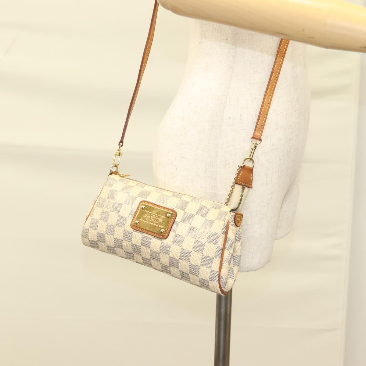 Louis Vuitton Eva Handbag Damier, MULTICOLOUR, CANVAS, Shoulder bag