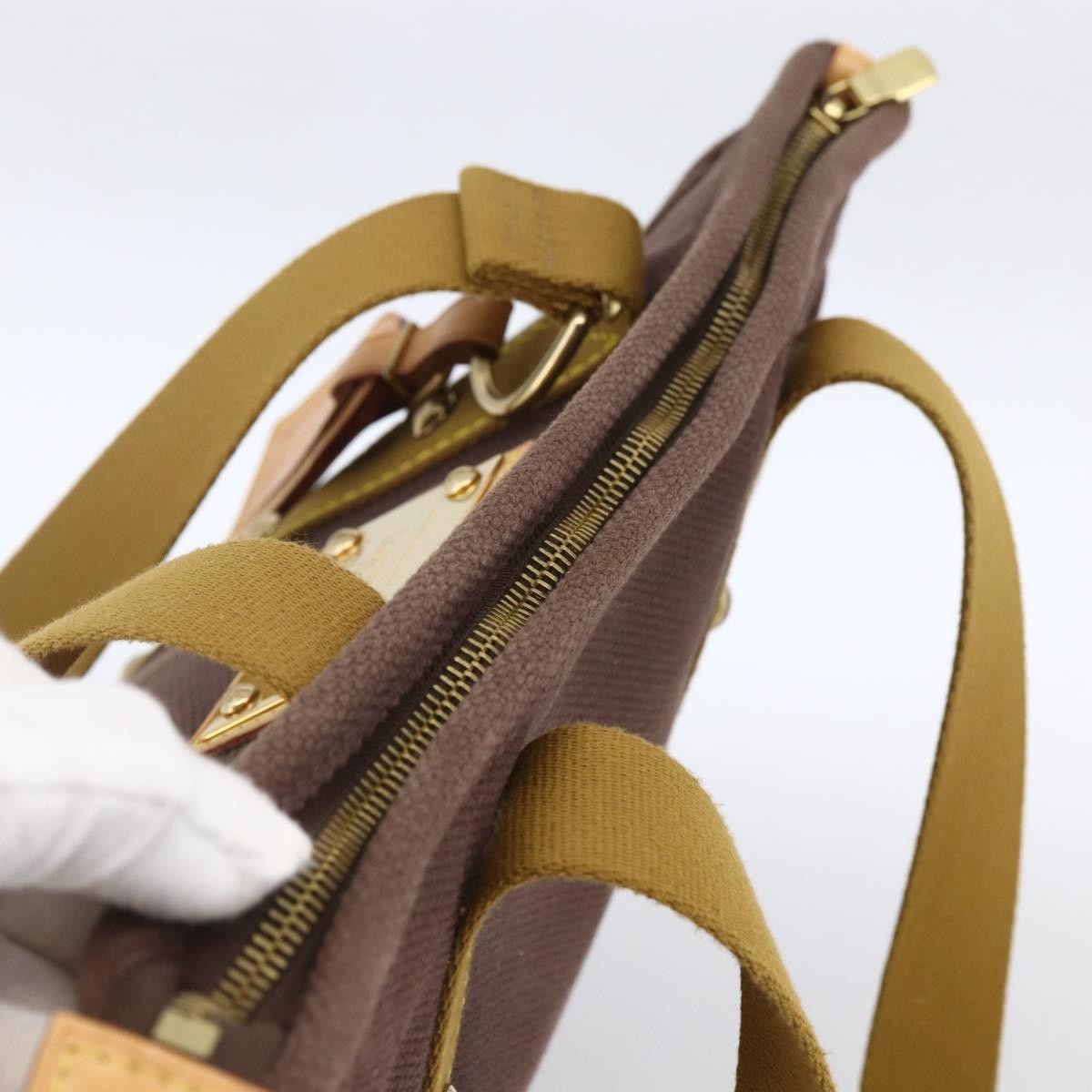 Louis Vuitton Antigua Tote Canvas, BROWN, CANVAS, Tote bag