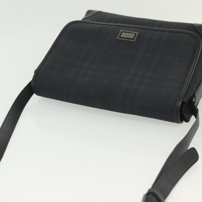 Burberry Nova check Shoulder bag Canvas, NAVY, CANVAS, Shoulder bag