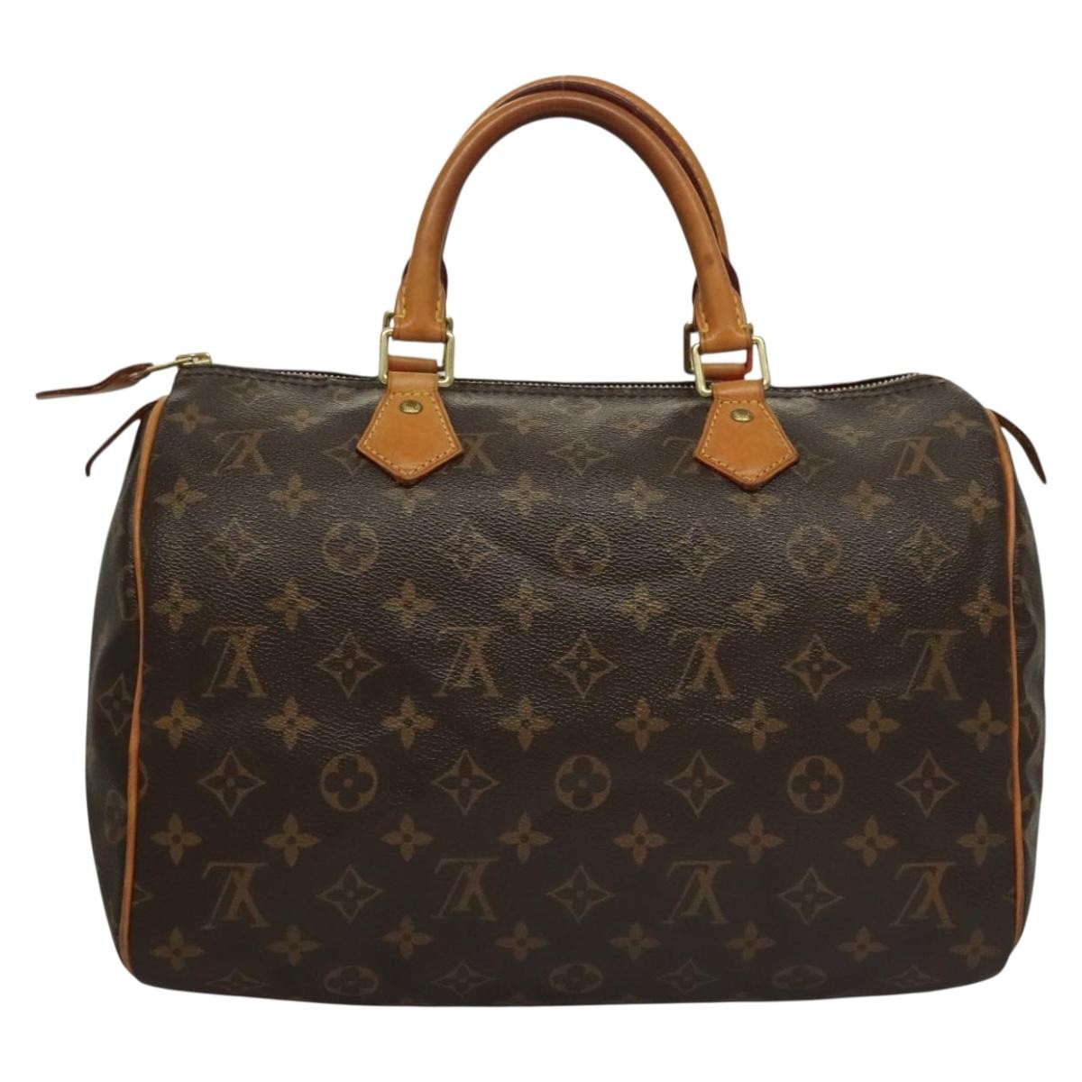 Louis Vuitton Speedy Handbag Limited Edition V Monogram Canvas, BROWN, CANVAS, Handbag