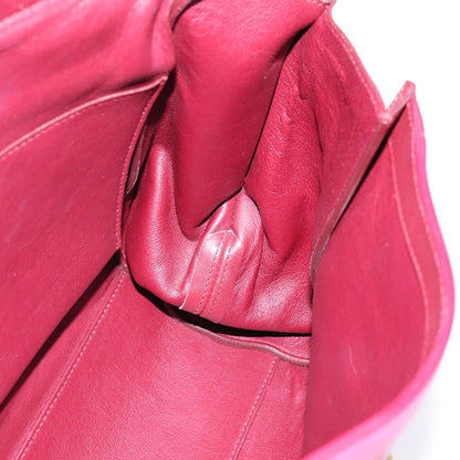 Salvatore Ferragamo Sofia Satchel Leather, PINK, LEATHER, Handbag