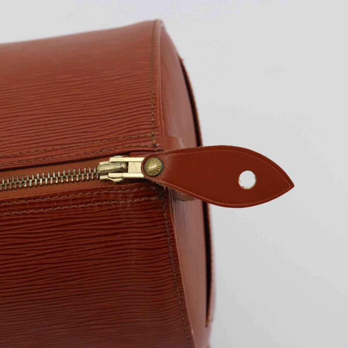 Louis Vuitton Speedy Handbag Epi Leather, Brown, Leather, Handbag