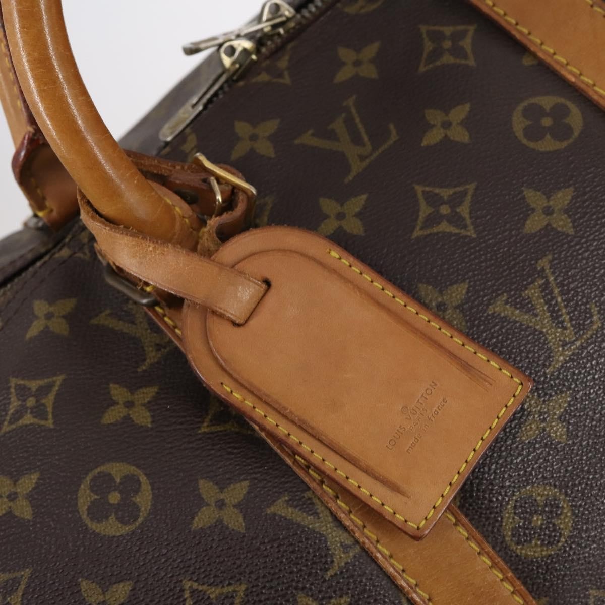 Louis Vuitton Keepall Bag Monogram Canvas, BROWN, CANVAS, Travel bag