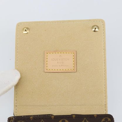Louis Vuitton CASE JEWELRY BOX Canvas, BROWN, CANVAS, Wallets