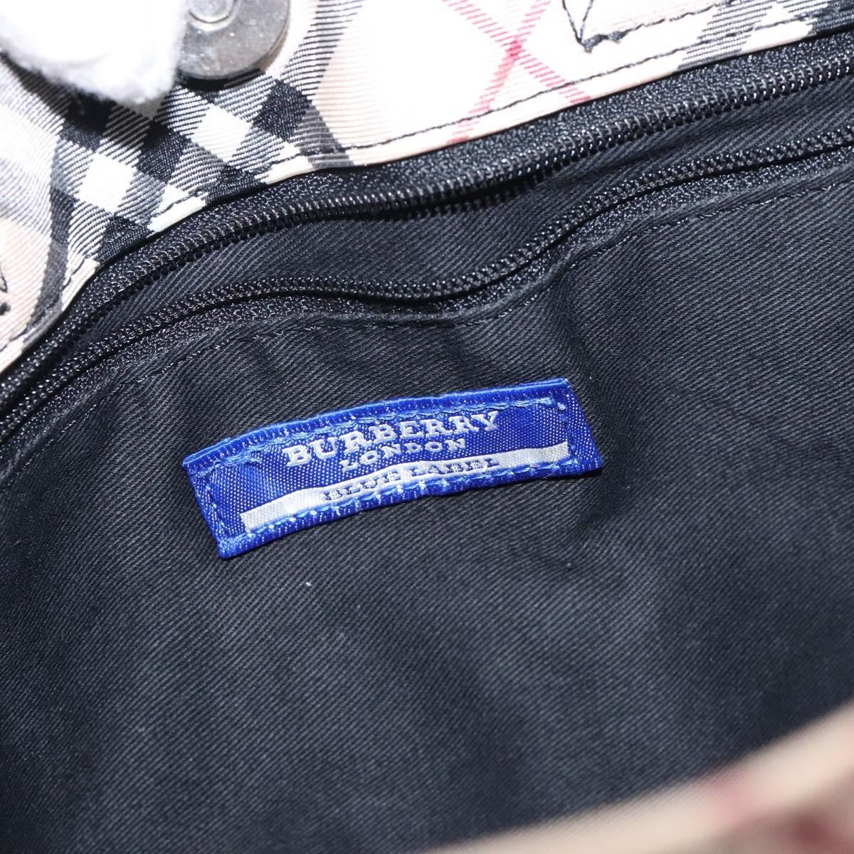 Burberry Nova Check Tote canvas check pattern, BLACK, CANVAS, Tote bag