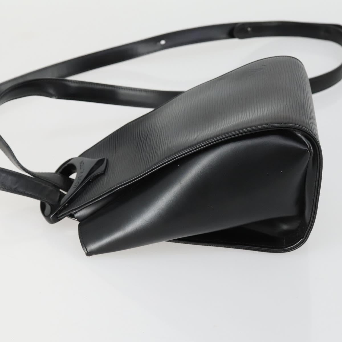 Louis Vuitton Minuit Handbag Epi Leather, BLACK, LEATHER, Shoulder bag