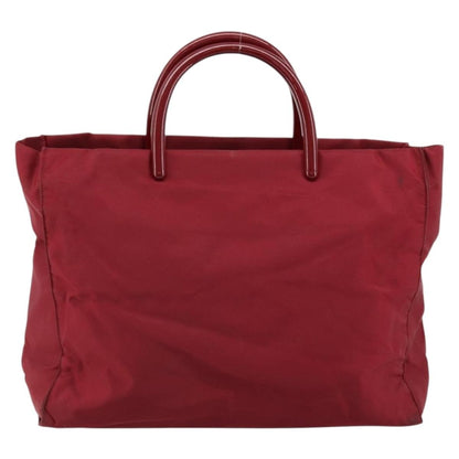 Prada Vintage Tote Tessuto, RED, NYLON, Tote bag