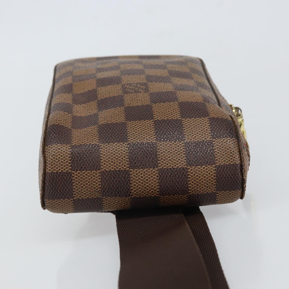 Louis Vuitton Geronimos Waist Bag Damier, BROWN, CANVAS, Shoulder bag