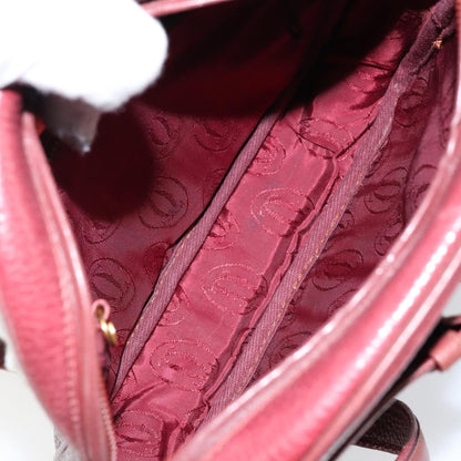 cartier Tasseled Must de Cartier Crossbody Bag Leather, BURGUNDY, LEATHER, Shoulder bag