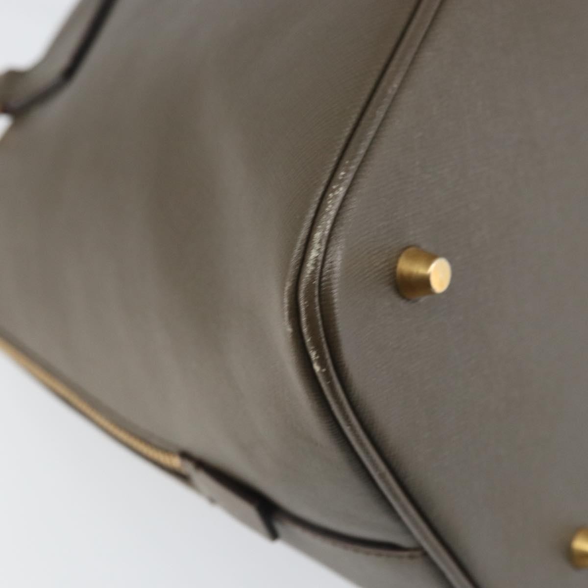 Prada Promenade Bag Saffiano Leather, BROWN, LEATHER, Handbag