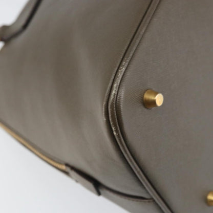 Prada Promenade Bag Saffiano Leather, BROWN, LEATHER, Handbag