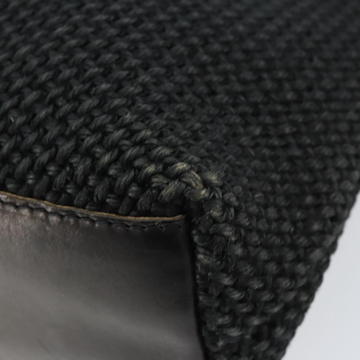 Bottega Veneta Vintage handbag Canvas, BLACK, CANVAS, Handbag